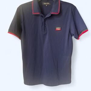 Pavini Men’s Navy Blue Polo Shirt – Size M